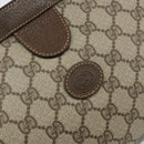GUCCI GG Supreme Clutch Bag PVC Leather Beige 014 89 0192 Auth 156783-12