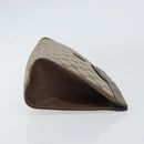 GUCCI GG Supreme Clutch Bag PVC Leather Beige 014 89 0192 Auth 156783-4