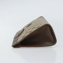 GUCCI GG Supreme Clutch Bag PVC Leather Beige 014 89 0192 Auth 156783-5