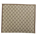 GUCCI GG Supreme Clutch Bag PVC Leather Beige 39 02 091 Auth 156785-2