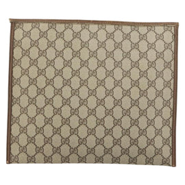 GUCCI GG Supreme Clutch Bag PVC Leather Beige 39 02 091 Auth 156785 - 0