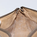 GUCCI GG Supreme Shoulder Bag PVC Leather Beige Gold Auth 156786-19