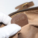 GUCCI GG Supreme Shoulder Bag PVC Leather Beige Gold Auth 156786-12