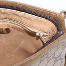 GUCCI GG Plus Supreme Shoulder Bag PVC Leather Beige Gold Auth 156788-20