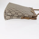 GUCCI GG Plus Supreme Shoulder Bag PVC Leather Beige Gold Auth 156788-4