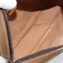 GUCCI GG Plus Supreme Shoulder Bag PVC Leather Beige Gold Auth 156789-18