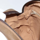 GUCCI GG Plus Supreme Shoulder Bag PVC Leather Beige Gold Auth 156789-20