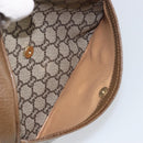 GUCCI GG Plus Supreme Shoulder Bag PVC Leather Beige Gold Auth 156789-23