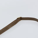 GUCCI GG Plus Supreme Shoulder Bag PVC Leather Beige Gold Auth 156789-8