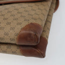 GUCCI Micro GG Supreme Shoulder Bag PVC Beige Gold 007 92 5548 Auth 156790-9
