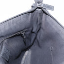 GUCCI GG Canvas Shoulder Bag Black Silver 374414 Auth 156793-18
