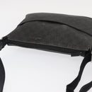 GUCCI GG Canvas Shoulder Bag Black Silver 374414 Auth 156793-6