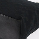 GUCCI GG Canvas Tote Bag Black Gold 153009 Auth 156794-11
