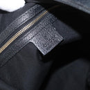 GUCCI GG Canvas Tote Bag Black Gold 153009 Auth 156794-15