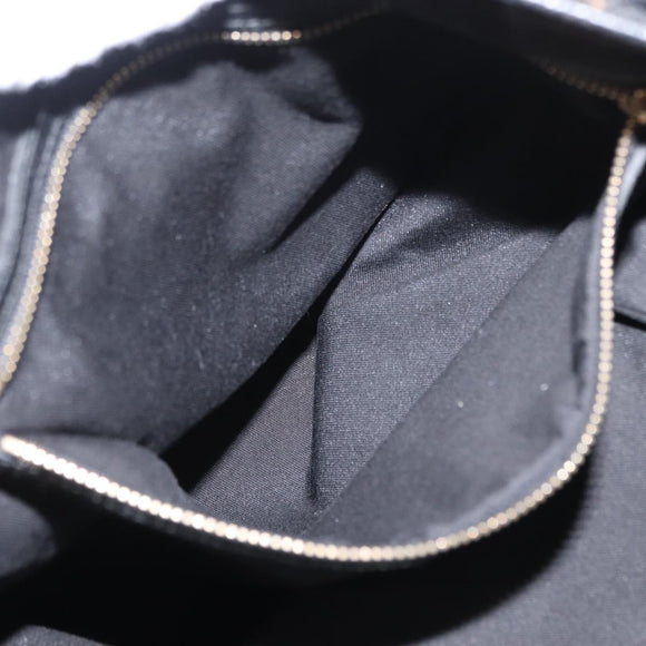 GUCCI GG Canvas Tote Bag Black Gold 153009 Auth 156794