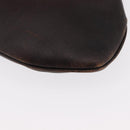 GUCCI Shoulder Bag Leather Brown 105374 Auth 156795-11