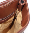 GUCCI Shoulder Bag Leather Brown 105374 Auth 156795-17