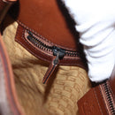 GUCCI Shoulder Bag Leather Brown 105374 Auth 156795-19