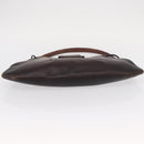 GUCCI Shoulder Bag Leather Brown 105374 Auth 156795-9