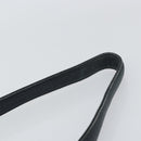 Christian Dior Shoulder Bag Leather Navy Gold Auth 156800-8