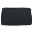 Christian Dior Trotter Canvas Clutch Bag Black Auth 156801-3
