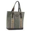 Salvatore Ferragamo Gancini Tote Bag Leather Brown Silver Auth 156802-1