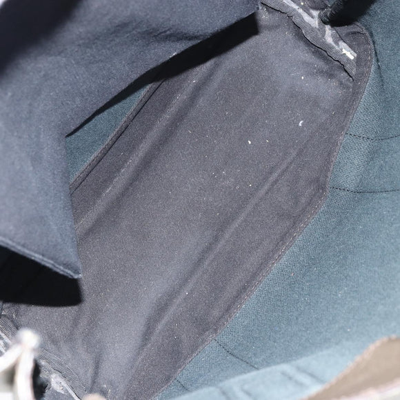 Salvatore Ferragamo Gancini Tote Bag Leather Brown Silver Auth 156802