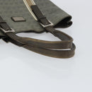 Salvatore Ferragamo Gancini Tote Bag Leather Brown Silver Auth 156802-7