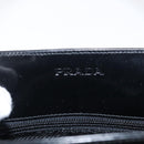 PRADA Hand Bag Enamel Black Auth 156803-10