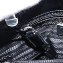 PRADA Hand Bag Enamel Black Auth 156803-22