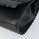 GUCCI Shoulder Bag Leather Black Gold 004 25 0240 Auth 156804-9