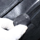 GUCCI Shoulder Bag Leather Black Gold 004 25 0240 Auth 156804-12