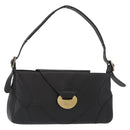 Chloe Hand Bag Leather Black Auth 156808-1