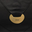 Chloe Hand Bag Leather Black Auth 156808-17