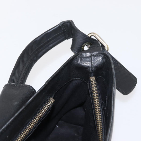 Chloe Hand Bag Leather Black Auth 156808
