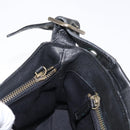 Chloe Hand Bag Leather Black Auth 156808-19
