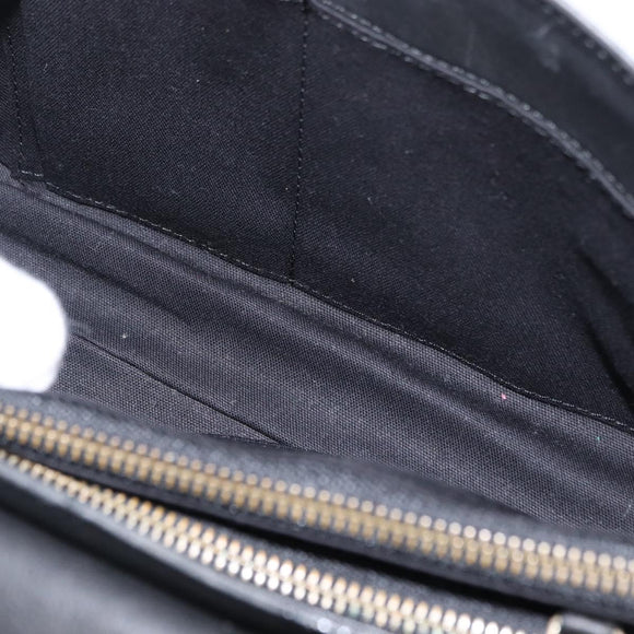 Chloe Hand Bag Leather Black Auth 156808