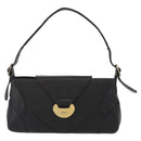 Chloe Hand Bag Leather Black Auth 156808-13