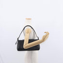 Chloe Hand Bag Leather Black Auth 156808-26