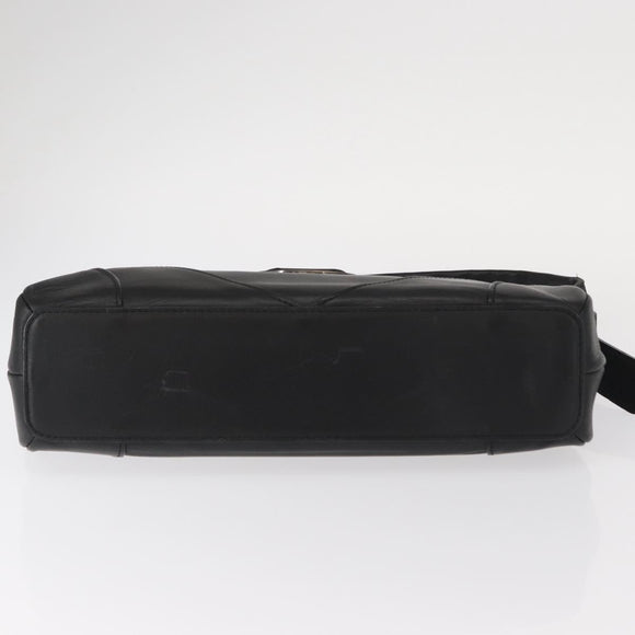 Chloe Hand Bag Leather Black Auth 156808