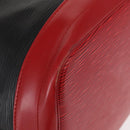LOUIS VUITTON Epi Noe Shoulder Bag Bicolor Black Red M44017 LV Auth 156812-9