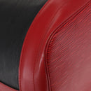 LOUIS VUITTON Epi Noe Shoulder Bag Bicolor Black Red M44017 LV Auth 156812-15