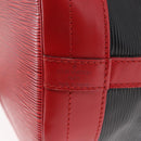 LOUIS VUITTON Epi Noe Shoulder Bag Bicolor Black Red M44017 LV Auth 156812-17