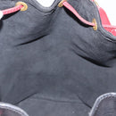 LOUIS VUITTON Epi Noe Shoulder Bag Bicolor Black Red M44017 LV Auth 156812-18
