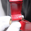 LOUIS VUITTON Epi Noe Shoulder Bag Bicolor Black Red M44017 LV Auth 156812-12