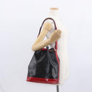 LOUIS VUITTON Epi Noe Shoulder Bag Bicolor Black Red M44017 LV Auth 156812-20