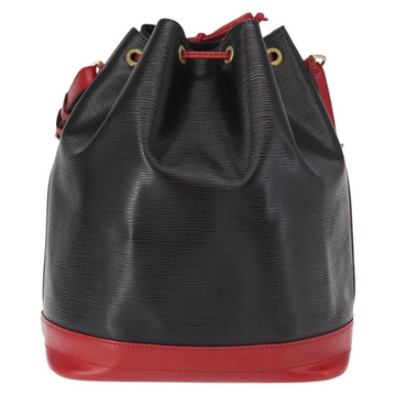 LOUIS VUITTON Epi Noe Shoulder Bag Bicolor Black Red M44017 LV Auth 156812 - 0