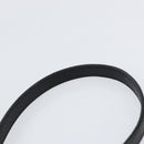 LOEWE Handtasche Leder 2-Wege Schwarz Silber Auth 156814-14