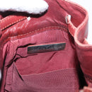 CARTIER Must Line Shoulder Bag Leather Bordeaux Gold Auth 156815-15