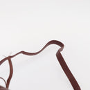 CARTIER Must Line Shoulder Bag Leather Bordeaux Gold Auth 156815-8